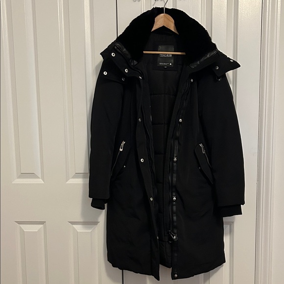 Noize Jackets & Blazers - Noize Kristel Black Hooded Parka Winter Coat size S